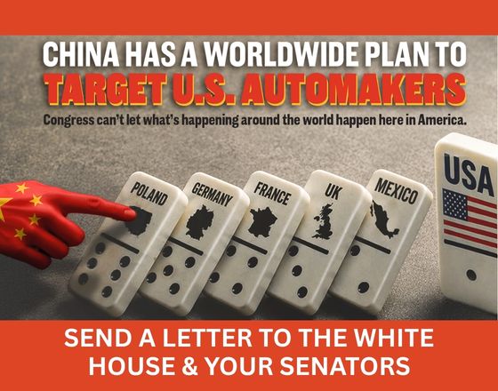 Protect American Auto Manufacturing from China